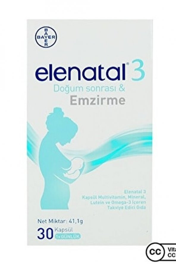 Elenatal 3 30 Kapsül