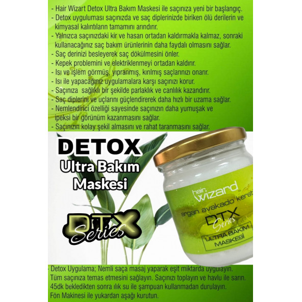 Wizard Detox Ultra Saç Bakım Maskesi - 5