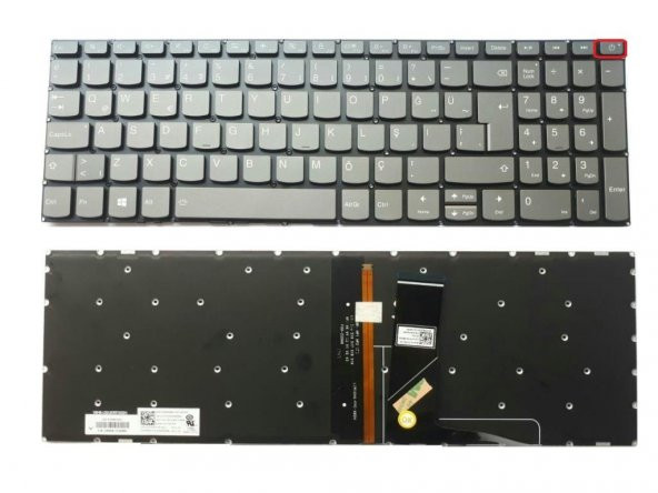 Lenovo ideaPad L340-15IWL Notebook Klavye - Tuş Takımı TR ışıklı