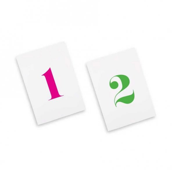 6 lı Rakam Beyaz Defter - 3