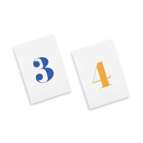 6 lı Rakam Beyaz Defter - 4