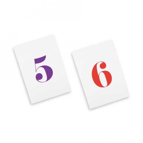 6 lı Rakam Beyaz Defter - 5