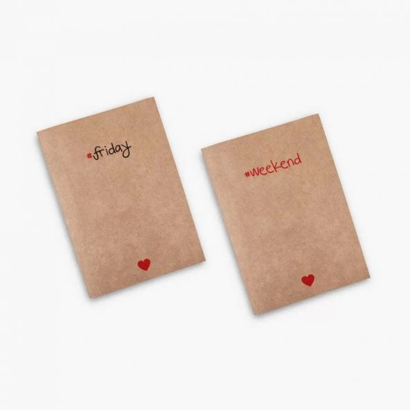 6 lı Günler Kraft Defter - 5