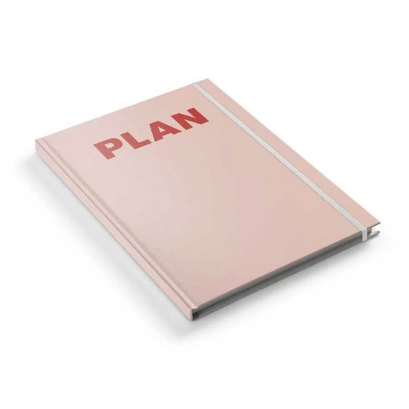 Plan Defter - Pembe Renk - A5 Boy