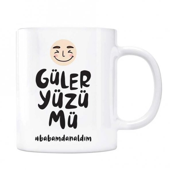 Baba Kupa Güler Yüzümü Babamdan Aldım