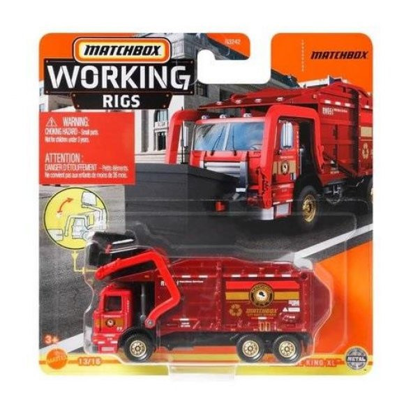 Matchbox Iş Araçları GARBAGE KING XL N3242 - HFH34 - 5