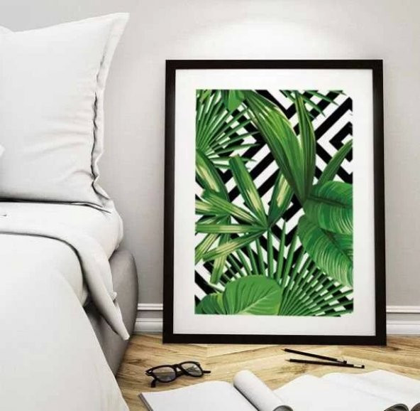 Çerçeve - Tropikal 30x40cm Büyük Boy