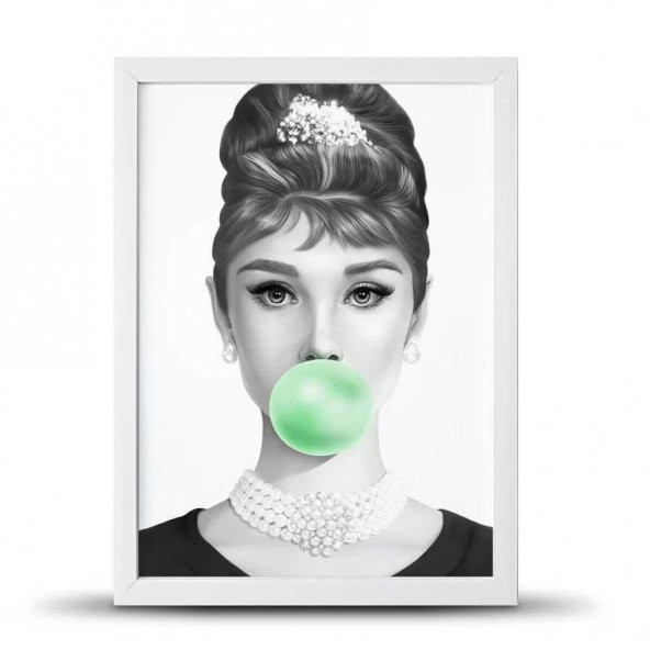 Yeşil Sakızlı Poster Çerçeve - 30x40 cm Büyük Boy - 1