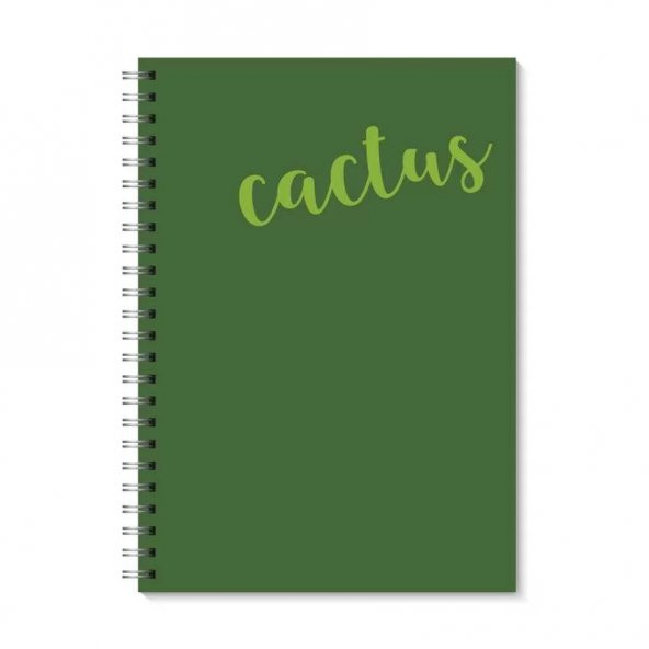 İkili Kaktüs A5 Spiralli Defter - 3