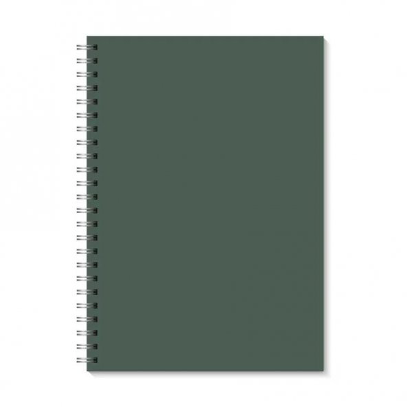 Üçlü Çiçekli A5 Spiralli Defter - 4