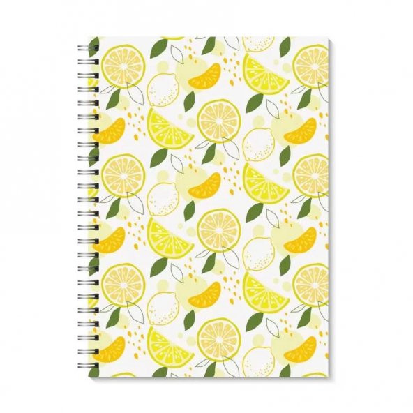 İkili Limon A5 Spiralli Defter - 2