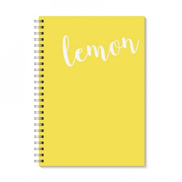 İkili Limon A5 Spiralli Defter - 3
