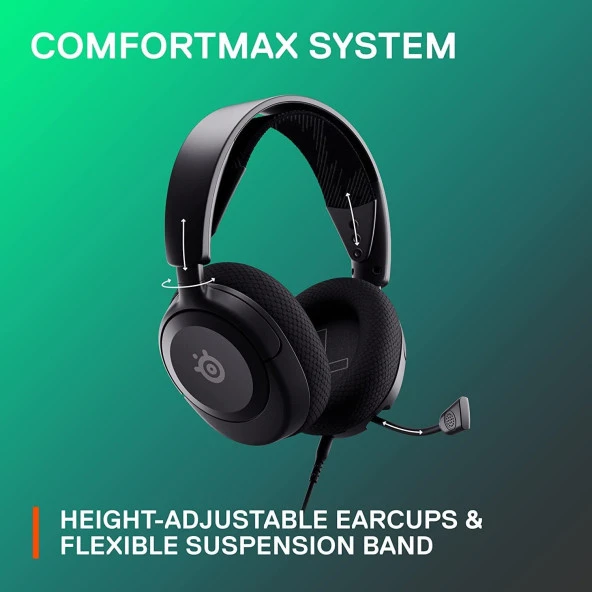 Steelseries Arctis Nova 1 Multi-System Oyun Kulaklığı - Siyah - 3