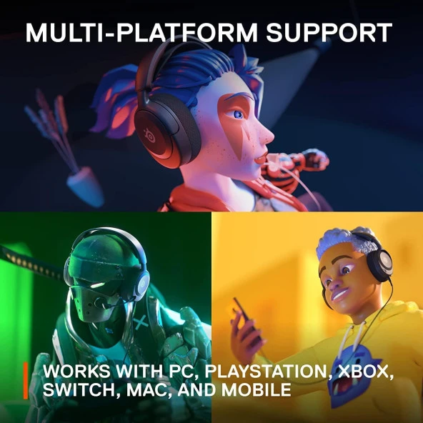 Steelseries Arctis Nova 1 Multi-System Oyun Kulaklığı - Siyah - 9
