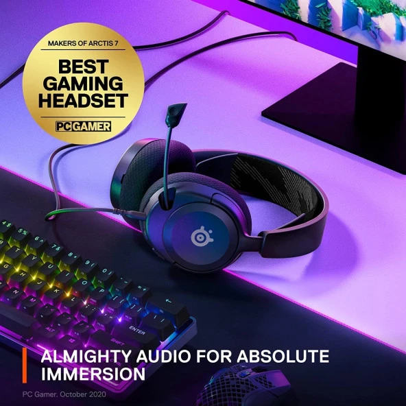 Steelseries Arctis Nova 1 Multi-System Oyun Kulaklığı - Siyah - 11
