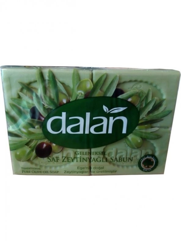 Dalan Geleneksel Zeytinyağlı Saf Sabun 150 gr x 4