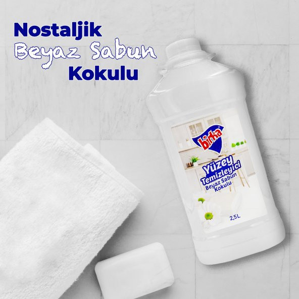 Birka Beyaz Sabun Kokulu Yüzey Temizleyici 2,5 L. - 2