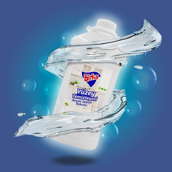 Birka Beyaz Sabun Kokulu Yüzey Temizleyici 2,5 L. - 6