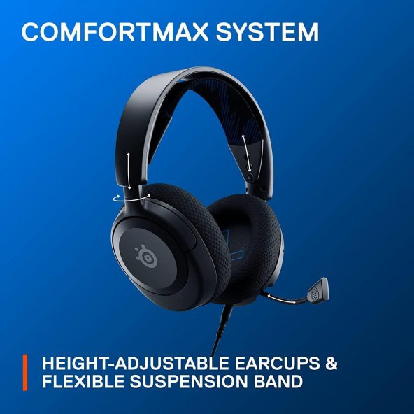 SteelSeries Arctis Nova 1P - Playstation Oyun Kulaklığı - Siyah - 6