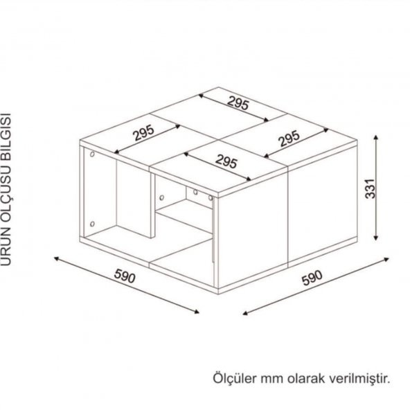 Orta Sehba ve zigonlu piramit sehpa - 3