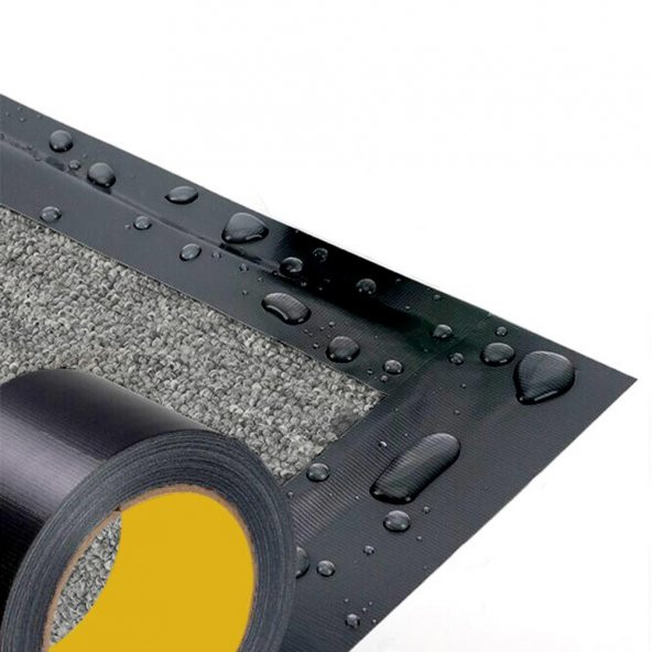Bondit Güçlü Takviye Tamir Bandı Duct Tape Siyah 48x10 metre 10 ADET - 3