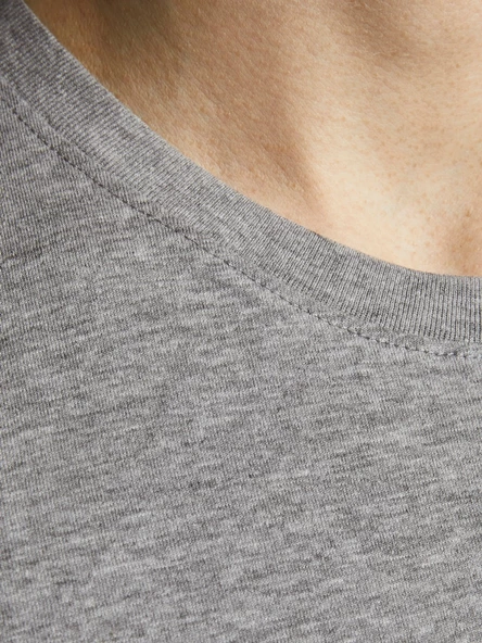 JACK JONES Yazılı Erkek Tişört 12137126 - Resim 4