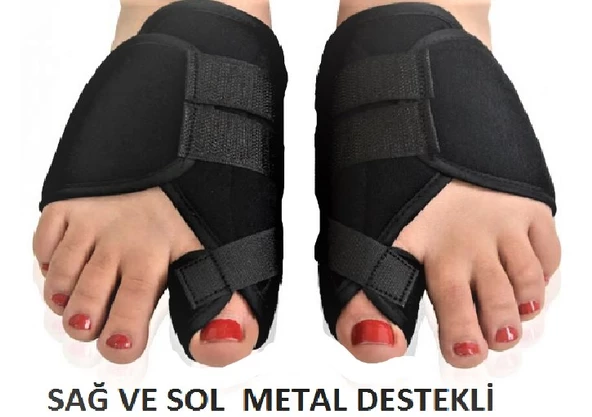 Ayak Baş Parmak Yönelmesi Eğilmesi  Parmak Düzeltici Atel Koruyucu Kılıf 1çift - 2