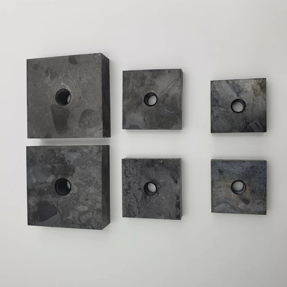 Beton Demir Kesme Makası Yedek Bıçak Takımı 60mmx60mmx15mm - 12