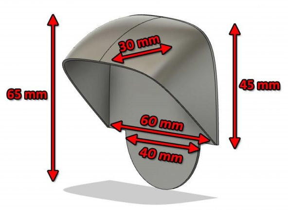 Kapı Zili Kapağı - Yağmur Veya Kar Koruyucu Plastik Aparat - Resim 2