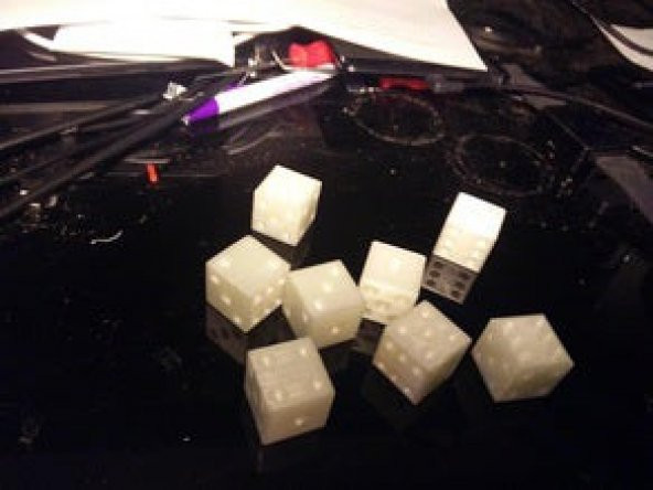 Oyun Zarı 2 adet zar seçme sayı belirteç kura seçici düzenleyici - 4