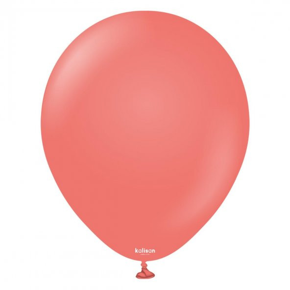 Helyuma Uyumlu Mercan Rengi Balon 12 inç 5 Adet Mercan Rengi Balon 12 inch