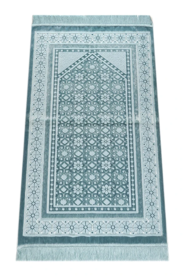 Kadife Seccade İnci Velvet Pearl - Turkuaz