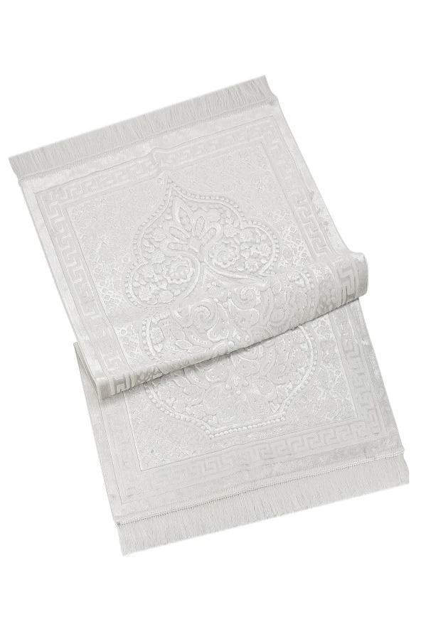 Kadife Seccade İnci Velvet Pearl - Krem - Resim 2