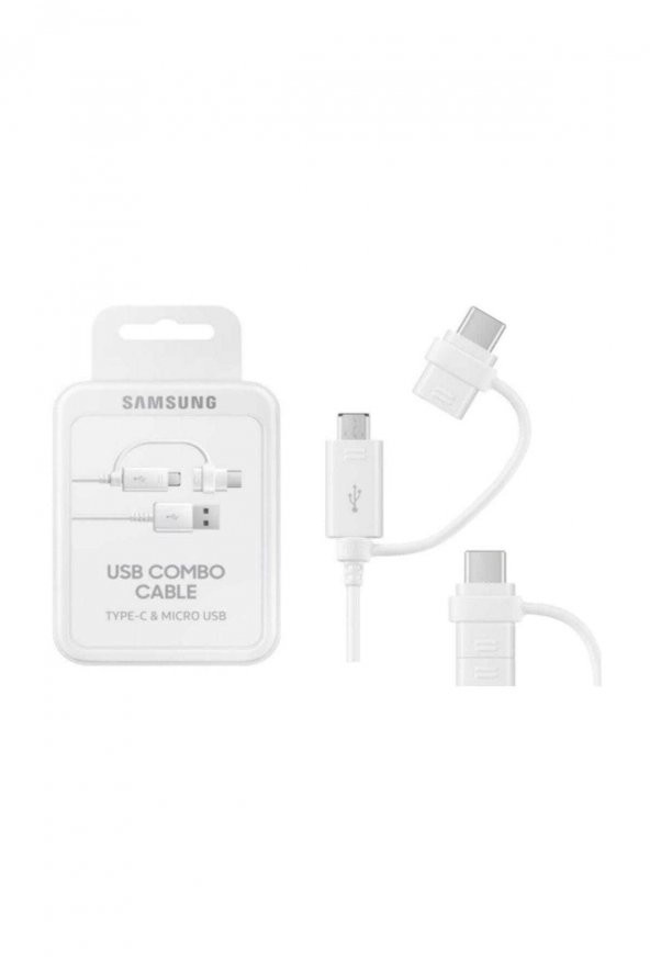 Samsung Type C Micro Usb Beyaz Kombo Kablo Ep-dg930dwegww Kablo
