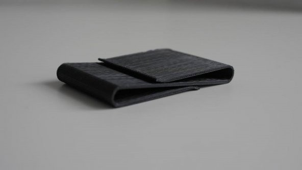 Çift Para Klipsi Minimal Cüzdan Organik Plastikten Taşıma Aparat - 2