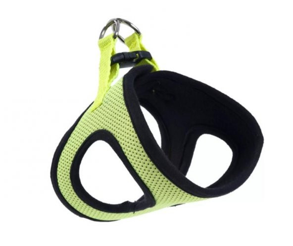 Actirex Dokuma Kumaş Neon Köpek Göğüs Tasması Yellow 3XS Boyun20-24cm / Göğüs24-28cm Köpeklere