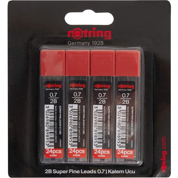 Rotring 0.7 Min Super Polimer Kurşun Kalem Ucu 2B