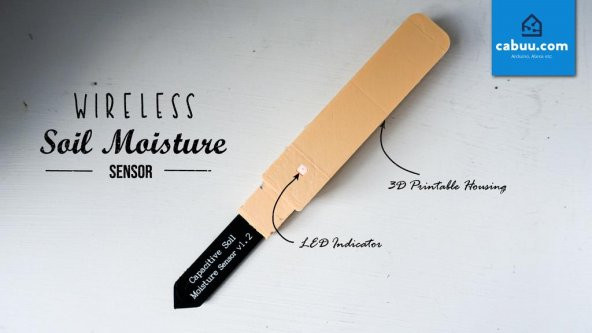 Kablosuz Toprak Nem Sensörü V2 Plastik Aparat