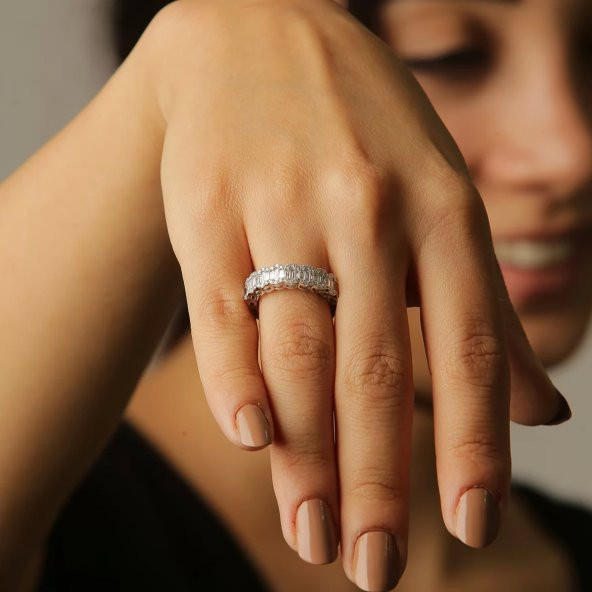 Pırlanta Tamtur Baget Yüzük ürün görseli 1