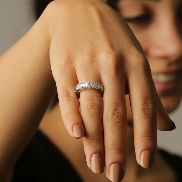 Pırlanta Tamtur Baget Yüzük ürün görseli 1