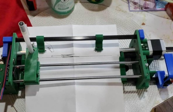 A4 Pen Plotter - Ek Parçalar (Servo) Plastik Aparat - 6