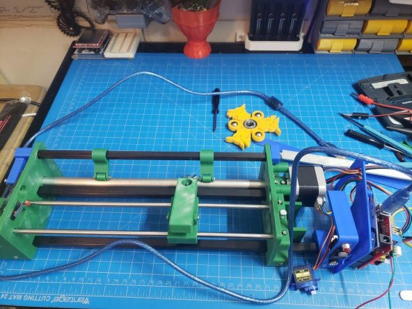 A4 Pen Plotter - Ek Parçalar (Servo) Plastik Aparat - 7
