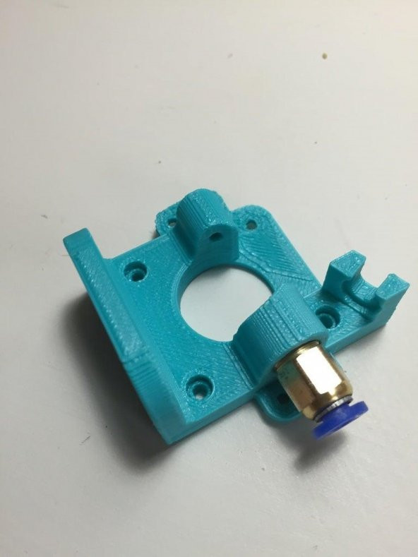 1.75Mm Filament Ve 1/8 Push Fit Birleştirme İçin Bowden Ekstruder (4Mm Od Boru İçin Kullanılır) Plastik Aparat - 1