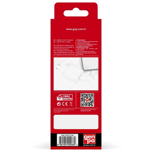 Genpa GNP 2.1 Mah Type-C Kablo - 3
