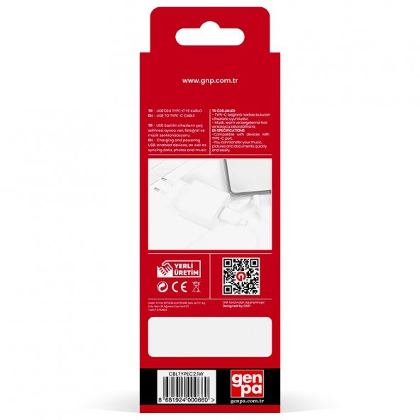 Genpa GNP 2.1 Mah Type-C Kablo - 3