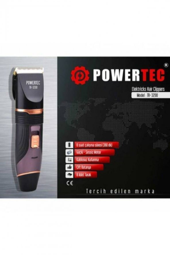 Powertec 3200 Tıraş Makinesi Pwr3200 - 2