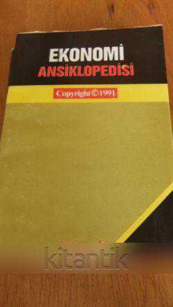 EKONOMİ ANSİKLOPEDİSİ ürün görseli 1