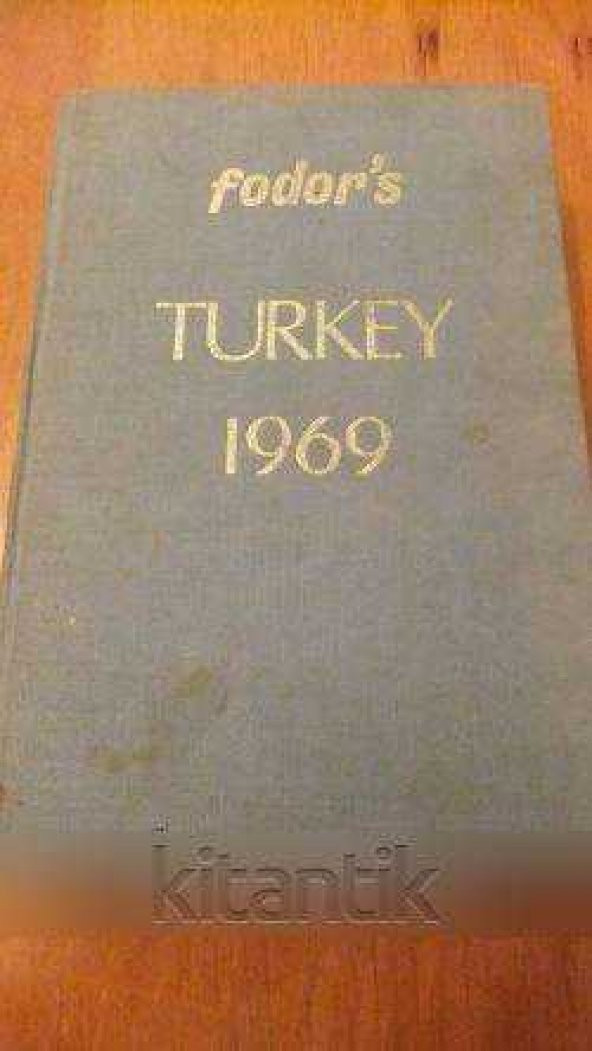 FODOR'S  TURKEY  1969  IIIustrated  edition with color map and city plans ürün görseli 1
