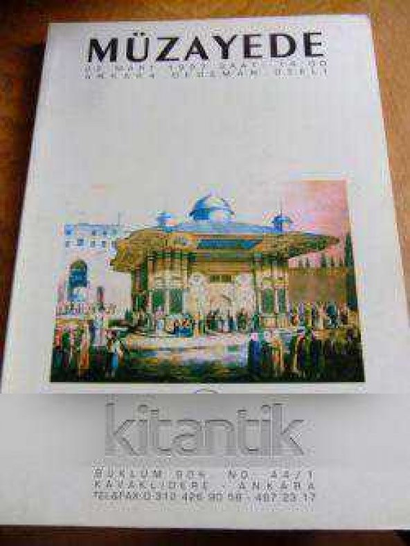 MÜZAYEDE  * 23  MART  1997  * ANKARA  DEDEMAN OTELİ - 1