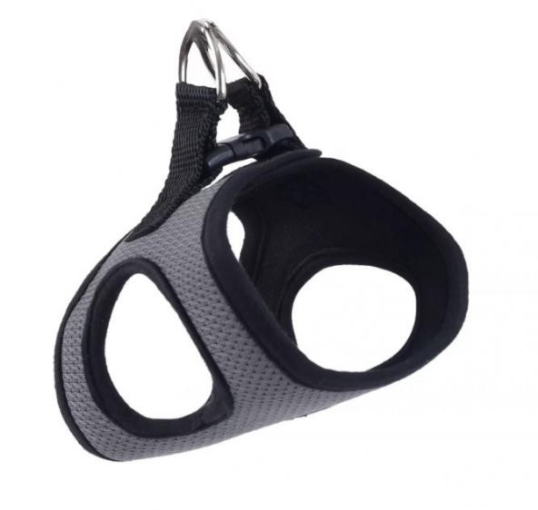 Actirex Dokuma Kumaş Neon Köpek Göğüs Tasması Gri XS Boyun28-30cm / Göğüs32-36cm Köpeklere - 1